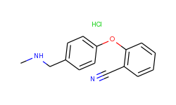 2-{4-[(methylamino)methyl]phenoxy}benzonitrile hydrochloride