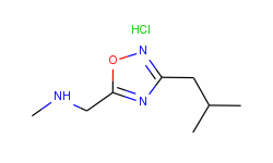 [(3-isobutyl-1,2,4-oxadiazol-5-yl)methyl]-methylamine hydrochloride