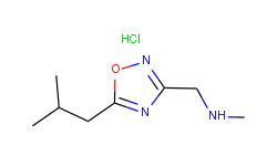 n-[(5-isobutyl-1,2,4-oxadiazol-3-yl)methyl]-n-methylamine hydrochloride