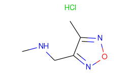 methyl-(4-methyl-furazan-3-ylmethyl)-amine hydrochloride