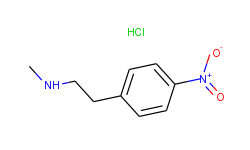 Benzeneethanamine, N-methyl-4-nitro-, monohydrochloride