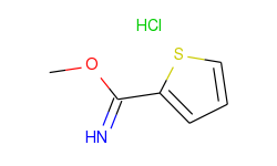 thiophene-2-carboximidic acid methyl ester hydrochloride