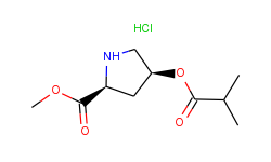methyl (2s,4s)-4-(isobutyryloxy)-2-pyrrolidinecarboxylate hydrochloride