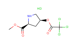 methyl (2s,4s)-4-[(2,2,2-trichloroacetyl)oxy]-2-pyrrolidinecarboxylate hydrochloride