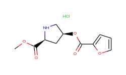 methyl (2s,4s)-4-(2-furoyloxy)-2-pyrrolidinecarboxylate hydrochloride