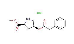 methyl (2s,4s)-4-[(2-phenylacetyl)oxy]-2-pyrrolidinecarboxylate hydrochloride