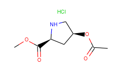 methyl (2s,4s)-4-(acetyloxy)-2-pyrrolidinecarboxylate hydrochloride