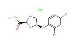 methyl (2s,4s)-4-(2,4-dibromophenoxy)-2-pyrrolidinecarboxylate hydrochloride