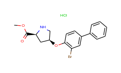 methyl (2s,4s)-4-[(3-bromo[1,1-biphenyl]-4-yl)-oxy]-2-pyrrolidinecarboxylate hydrochloride