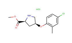 methyl (2s,4s)-4-(4-chloro-2-methylphenoxy)-2-pyrrolidinecarboxylate hydrochloride