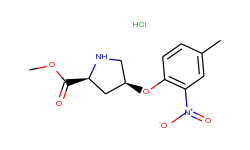 methyl (2s,4s)-4-(4-methyl-2-nitrophenoxy)-2-pyrrolidinecarboxylate hydrochloride