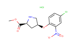 methyl (2s,4s)-4-(4-chloro-2-nitrophenoxy)-2-pyrrolidinecarboxylate hydrochloride