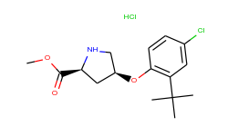 methyl (2s,4s)-4-[2-(tert-butyl)-4-chlorophenoxy]-2-pyrrolidinecarboxylate hydrochloride