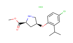 methyl (2s,4s)-4-(4-chloro-2-isopropylphenoxy)-2-pyrrolidinecarboxylate hydrochloride