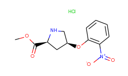 methyl (2s,4s)-4-(2-nitrophenoxy)-2-pyrrolidinecarboxylate hydrochloride