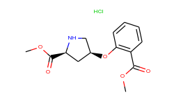 methyl (2s,4s)-4-[2-(methoxycarbonyl)phenoxy]-2-pyrrolidinecarboxylate hydrochloride
