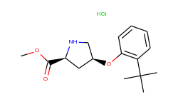 methyl (2s,4s)-4-[2-(tert-butyl)phenoxy]-2-pyrrolidinecarboxylate hydrochloride