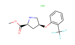 methyl (2s,4s)-4-[2-(trifluoromethyl)phenoxy]-2-pyrrolidinecarboxylate hydrochloride