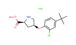 methyl (2s,4s)-4-[4-(tert-butyl)-2-chlorophenoxy]-2-pyrrolidinecarboxylate hydrochloride