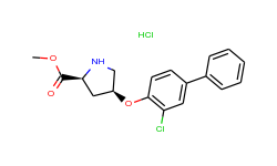 methyl (2s,4s)-4-[(3-chloro[1,1-biphenyl]-4-yl)-oxy]-2-pyrrolidinecarboxylate hydrochloride