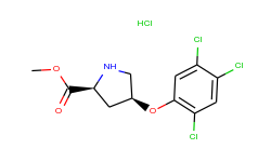 methyl (2s,4s)-4-(2,4,5-trichlorophenoxy)-2-pyrrolidinecarboxylate hydrochloride