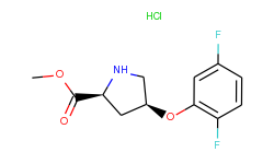 methyl (2s,4s)-4-(2,5-difluorophenoxy)-2-pyrrolidinecarboxylate hydrochloride