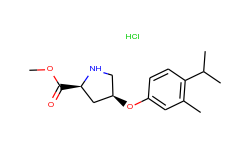 methyl (2s,4s)-4-(4-isopropyl-3-methylphenoxy)-2-pyrrolidinecarboxylate hydrochloride