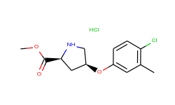 methyl (2s,4s)-4-(4-chloro-3-methylphenoxy)-2-pyrrolidinecarboxylate hydrochloride