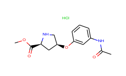 methyl (2s,4s)-4-[3-(acetylamino)phenoxy]-2-pyrrolidinecarboxylate hydrochloride