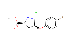 methyl (2s,4s)-4-(4-bromophenoxy)-2-pyrrolidinecarboxylate hydrochloride