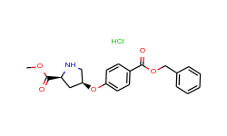 methyl (2s,4s)-4-{4-[(benzyloxy)carbonyl]phenoxy}-2-pyrrolidinecarboxylate hydrochloride