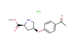 methyl (2s,4s)-4-(4-acetylphenoxy)-2-pyrrolidinecarboxylate hydrochloride