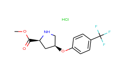 methyl (2s,4s)-4-[4-(trifluoromethyl)phenoxy]-2-pyrrolidinecarboxylate hydrochloride