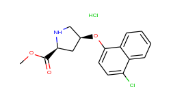 methyl (2s,4s)-4-[(4-chloro-1-naphthyl)oxy]-2-pyrrolidinecarboxylate hydrochloride
