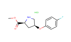 methyl (2s,4s)-4-(4-fluorophenoxy)-2-pyrrolidinecarboxylate hydrochloride