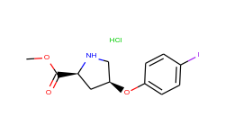 methyl (2s,4s)-4-(4-iodophenoxy)-2-pyrrolidinecarboxylate hydrochloride