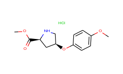 methyl (2s,4s)-4-(4-methoxyphenoxy)-2-pyrrolidinecarboxylate hydrochloride