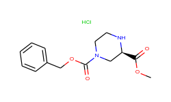 (r)-4-n-cbz-piperazine-2-carboxylic acid methyl ester hcl