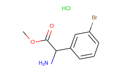 methyl amino(3-bromophenyl)acetate hydrochloride