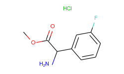 methyl amino(3-fluorophenyl)acetate hydrochloride
