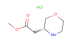 (r)-methyl 2-(morpholin-3-yl)acetate hydrochloride