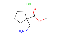 methyl 1-(aminomethyl)cyclopentanecarboxylate hydrochloride