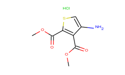 dimethyl 4-aminothiophene-2,3-dicarboxylate hydrochloride