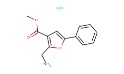 2-aminomethyl-5-phenyl-furan-3-carboxylic acid methyl ester hydrochloride