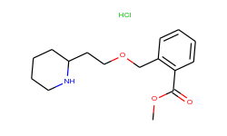 methyl 2-{[2-(2-piperidinyl)ethoxy]-methyl}benzoate hydrochloride