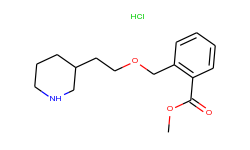 methyl 2-{[2-(3-piperidinyl)ethoxy]-methyl}benzoate hydrochloride