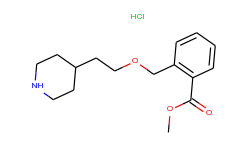 methyl 2-{[2-(4-piperidinyl)ethoxy]-methyl}benzoate hydrochloride
