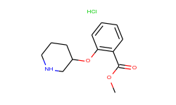 methyl 2-(3-piperidinyloxy)benzoate hydrochloride