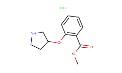 methyl 2-(3-pyrrolidinyloxy)benzoate hydrochloride