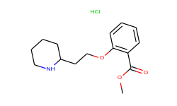 methyl 2-[2-(2-piperidinyl)ethoxy]benzoate hydrochloride